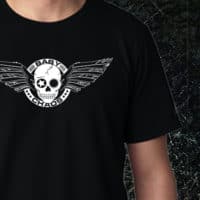 Baby Chaos - Skull and Wings T-Shirt
