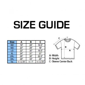 T-Shirt Size Guide